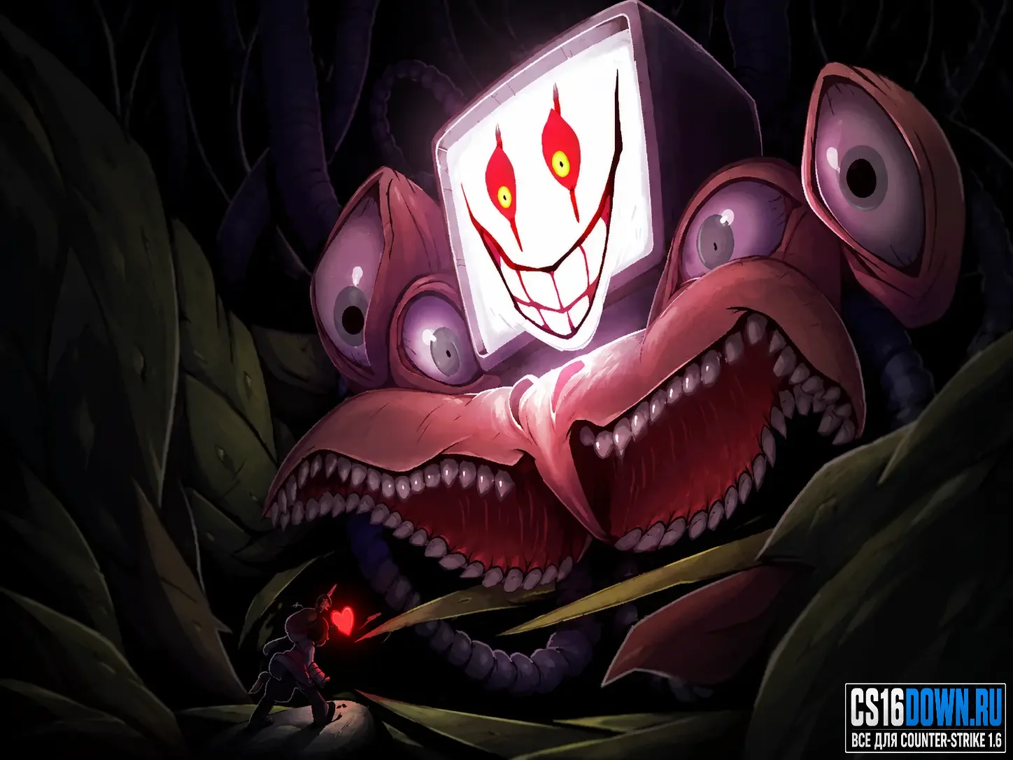 Фон главного меню «Omega Flowey» для CS 1.6 #1